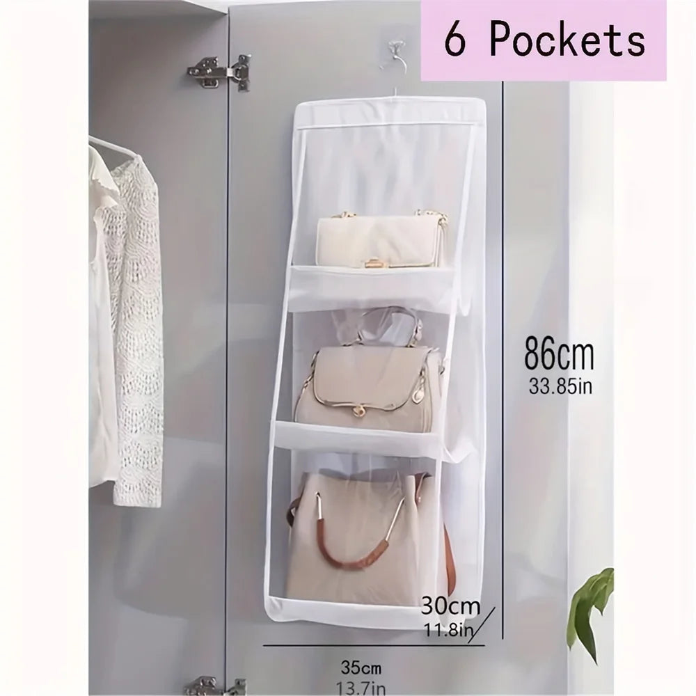 Organizador de Bolsas para Pendurar no Guarda-Roupa
