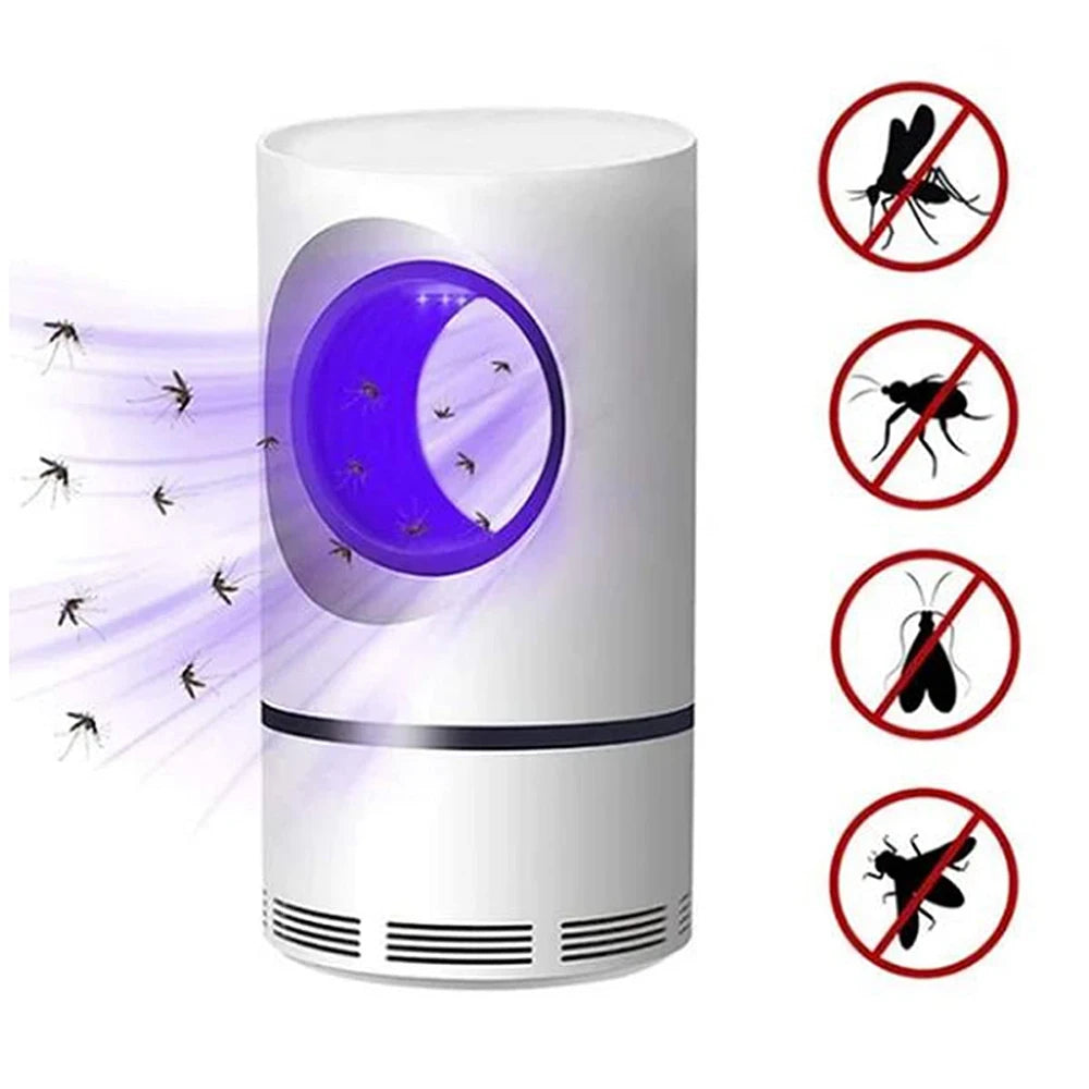 Armadilha Elétrica Mata-Mosquito com Luz LED