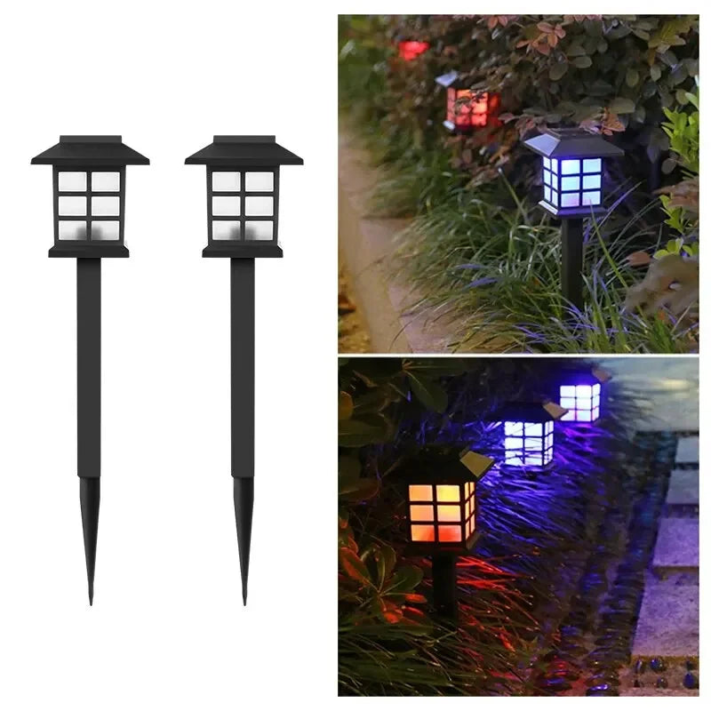 Balizador Solar LED para Jardim – Luminária de Espeto à Prova d’Água