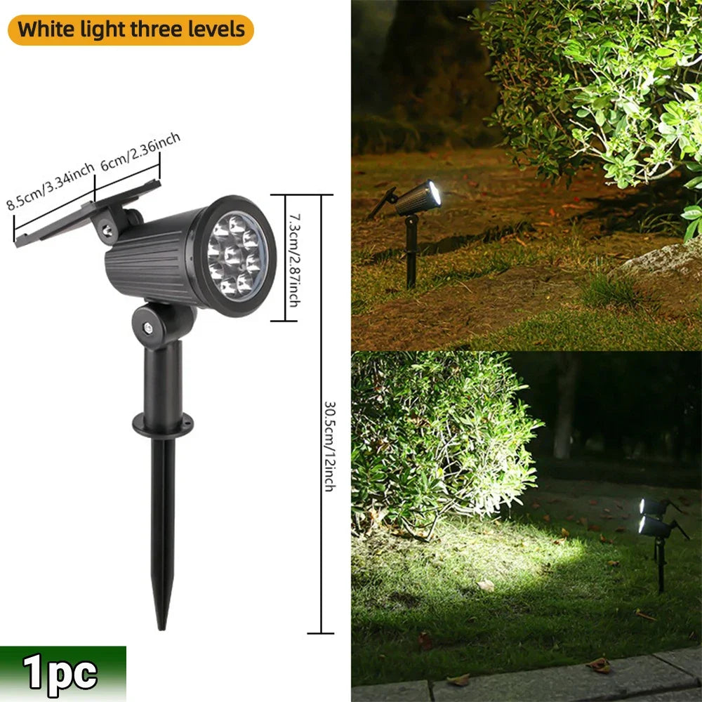 Espeto Solar 9 LEDs RGB para Jardim